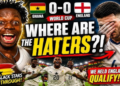 BMA Feature: Black Star Square Erupts as Ghana Hold Tournament Favourites England to Crucial World Cup Draw