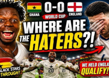 BMA Feature: Black Star Square Erupts as Ghana Hold Tournament Favourites England to Crucial World Cup Draw