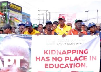 BMA Feature: Hundreds Rally In Lagos Demanding Release Of Abducted Students And Teachers