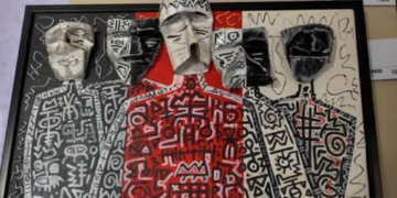 BMA Feature: Nigerian Artist Abdulsalam Abdul Turns Discarded Paper Into Sculptural Portraits