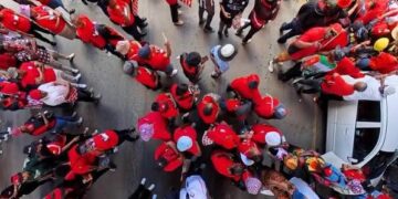 BMA Feature: Workers March Through Johannesburg On World Day For Decent Work